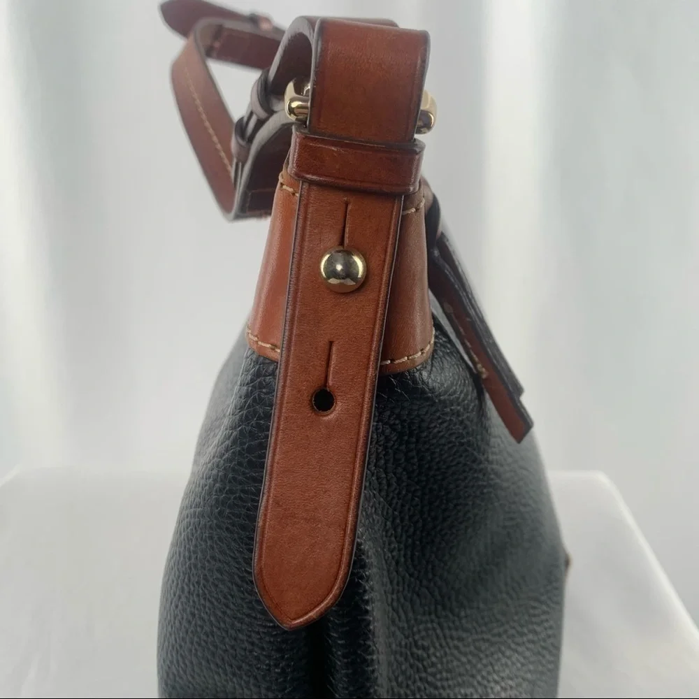 Dooney & Bourke Pebble Grain Hobo Bag in Black‎